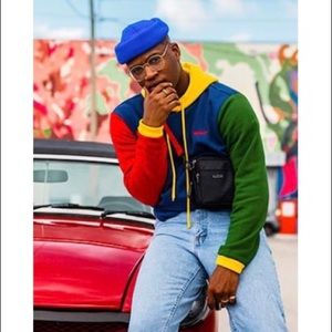 Color Blocked Wilson Hoodie